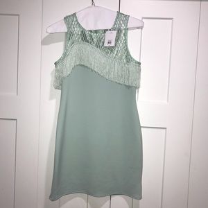 NEW TOPSHOP mint green dress, SIZE 12